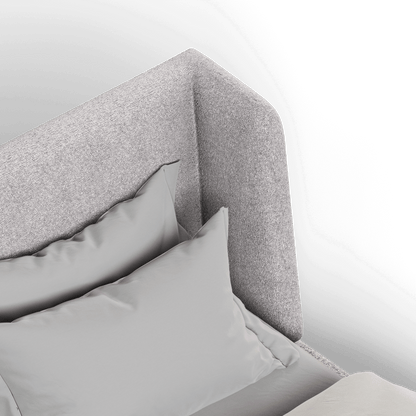 Valentina bed in Boucle Baloo Fabric