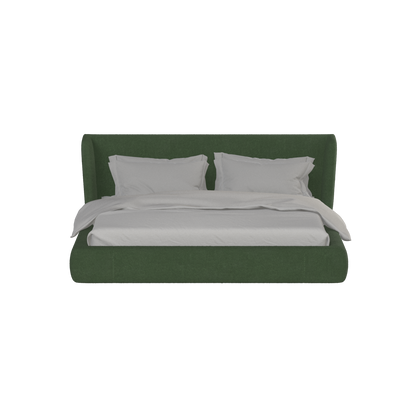 Valentina bed in Boucle Baloo Fabric