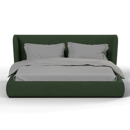 Valentina bed in Boucle Baloo Fabric