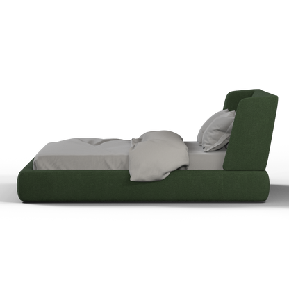Valentina bed in Boucle Baloo Fabric