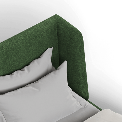 Valentina bed in Boucle Baloo Fabric