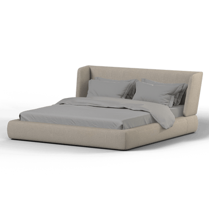 Valentina bed in Boucle Baloo Fabric