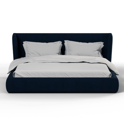 Valentina bed in Boucle Baloo Fabric