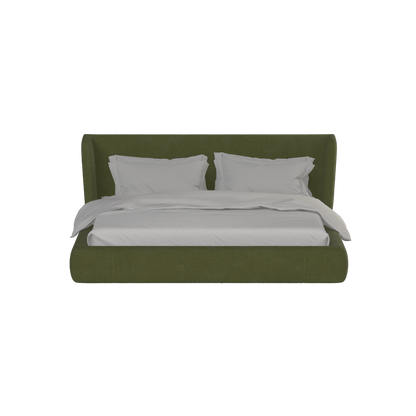 Valentina bed in Boucle Baloo Fabric