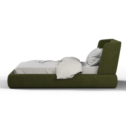 Valentina bed in Boucle Baloo Fabric