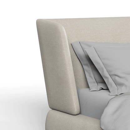 Valentina bed in Boucle Hevia Fabric