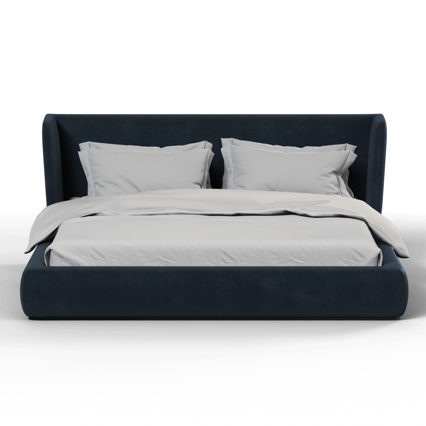 Valentina bed in Boucle Hevia Fabric