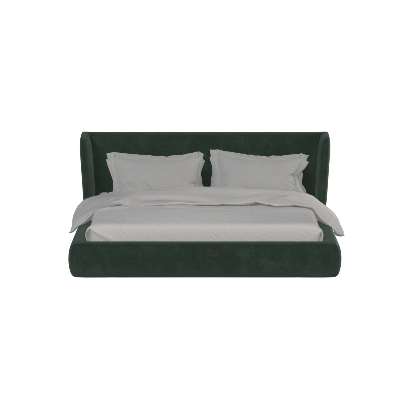 Valentina bed in Boucle Hevia Fabric