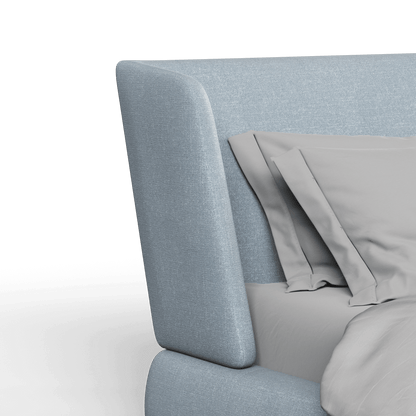 Valentina bed in Boucle Hevia Fabric