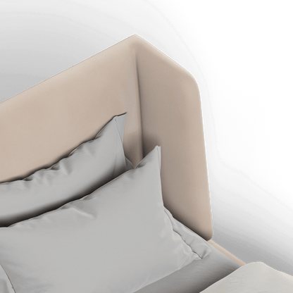 Valentina bed in Boucle Velvet Fabric
