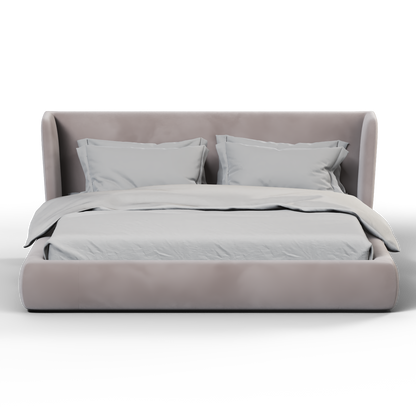 Valentina bed in Boucle Velvet Fabric